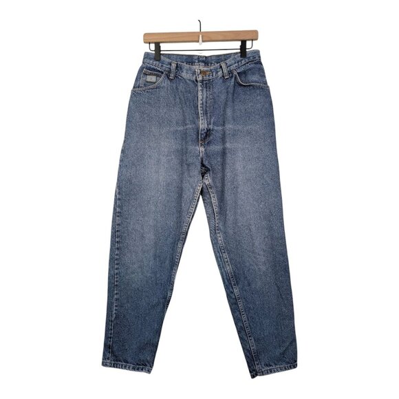 Vintage Wrangler Mom High Waisted Straight Leg Taper Ankle Jeans, Size 14 - Picture 1 of 12